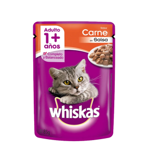 Whiskas Pouch Adulto Carne x 85 Gs