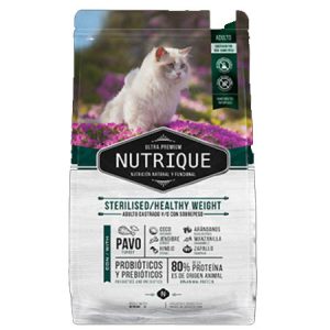 Nutrique Young Adult Cat Sterilised Healthy Weight x 350gr